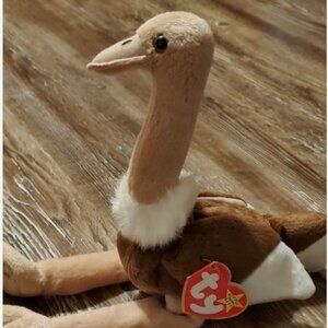 Rare Ty Beanie Baby Original Stretch the Ostrich mint condition w/tags 1997